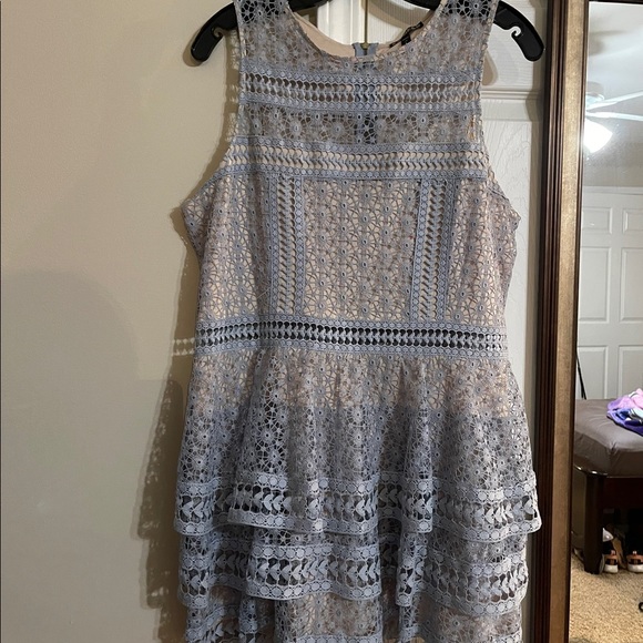 Express Baby Blue Dress. Size 14. - Picture 2 of 5